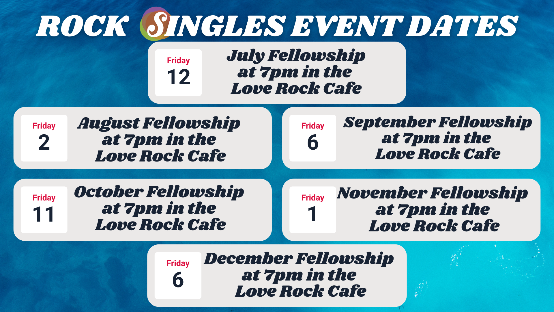 Rock Singles | The Rock Church